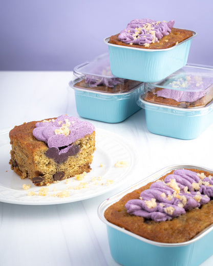 Ube Marbled Banana Bread