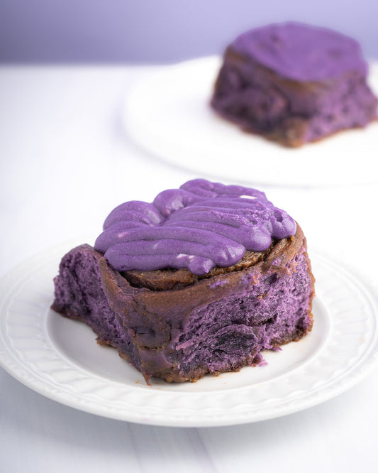 Ube Cinnamon Rolls
